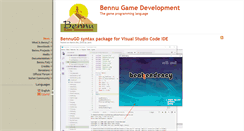 Desktop Screenshot of bennugd.org